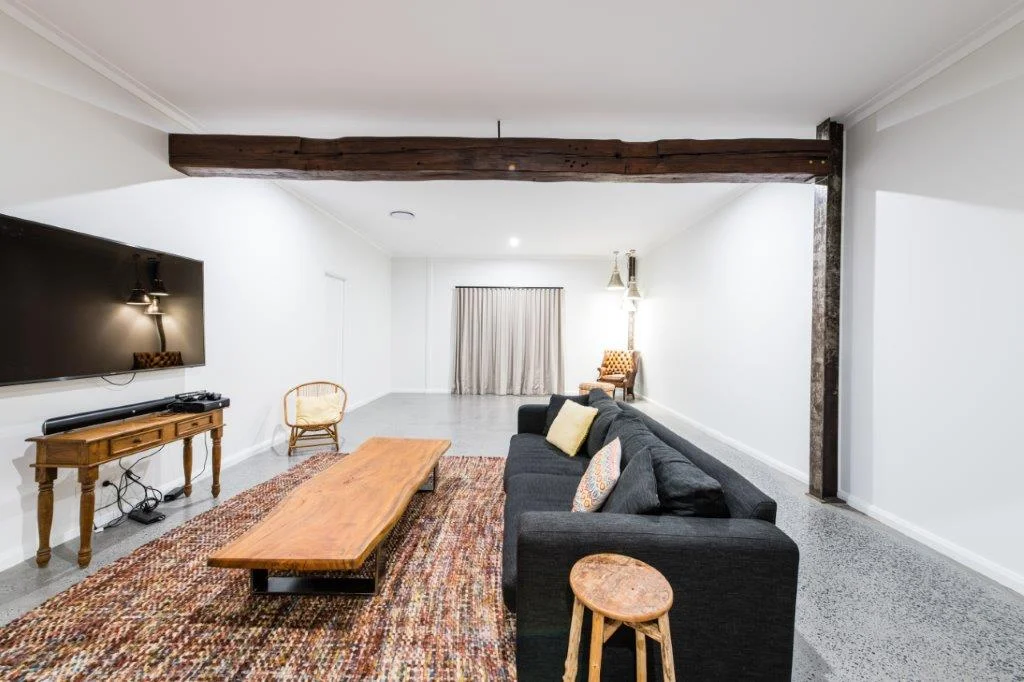 Polished Concrete Games Room