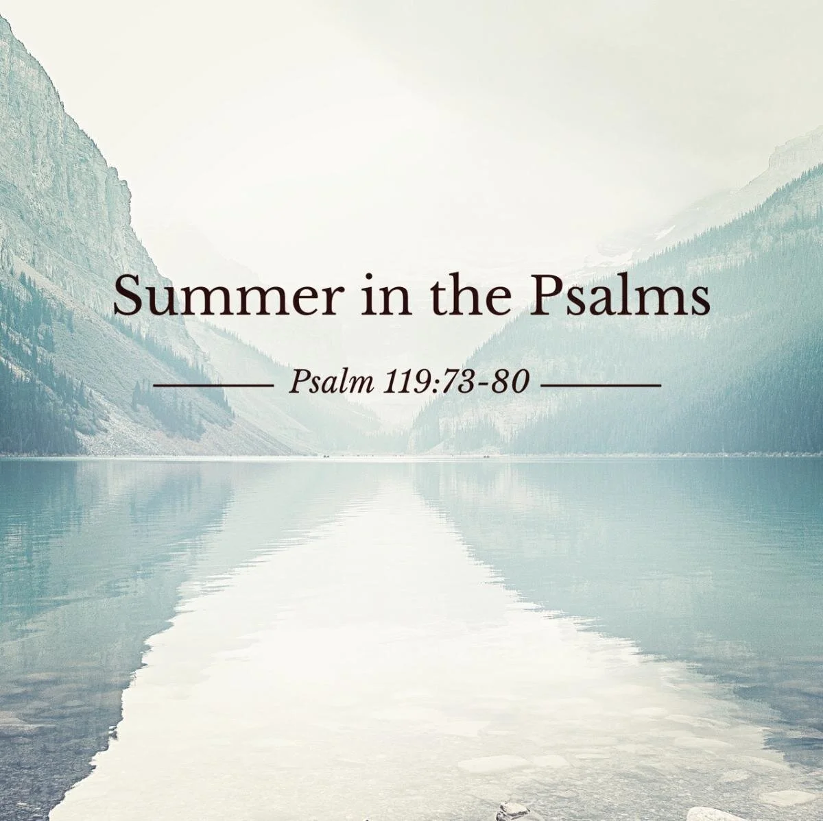 Summer in the Psalms