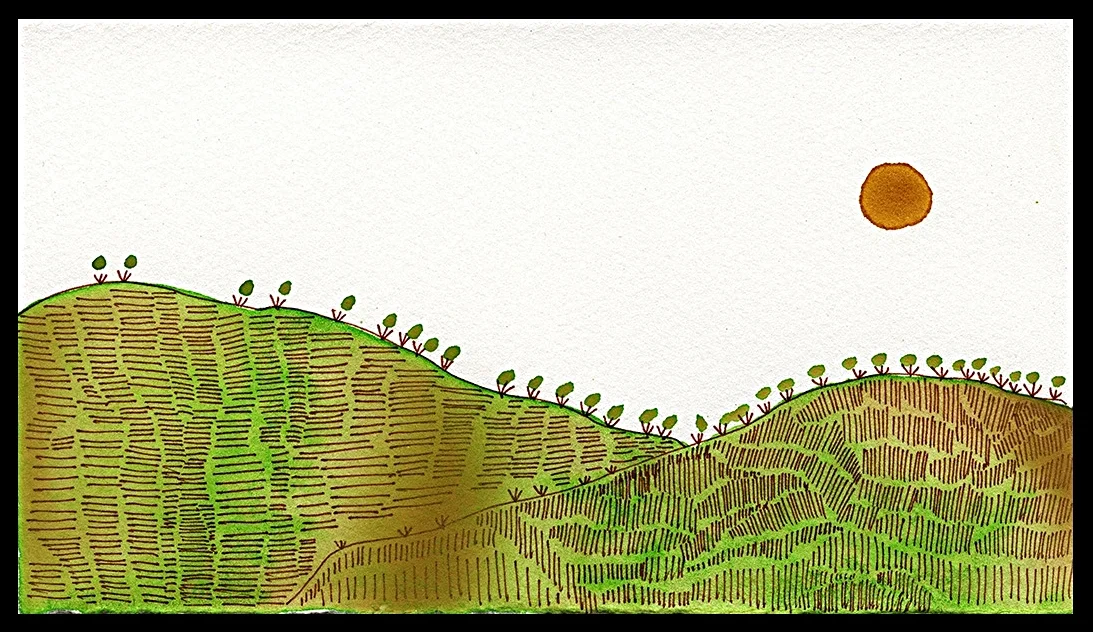 Summer Tundra, 4 x 7"
