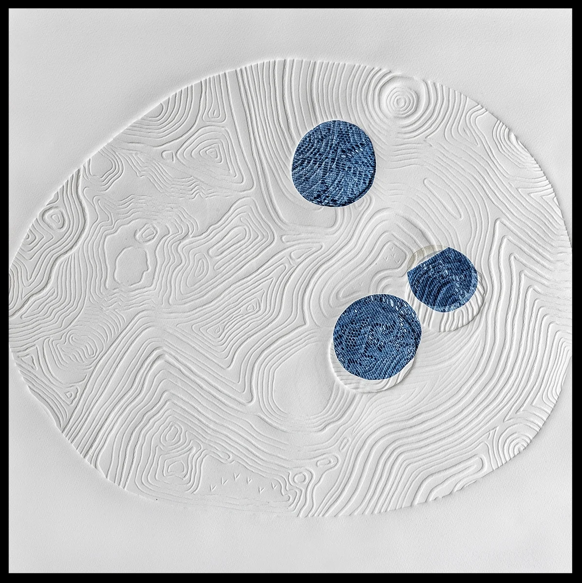 Aerial Map, Melt Pools, 22 x 22"