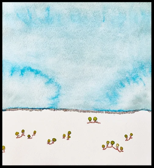 Arctic Tundra, 7 x 6 1/2”
