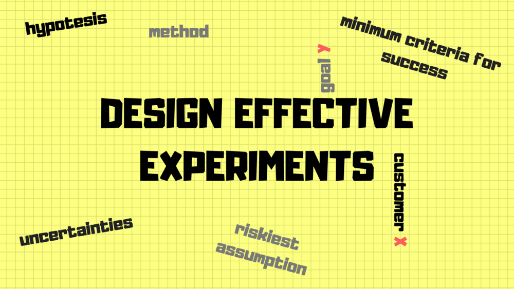 How To Design Effective Experiments For Market Validation