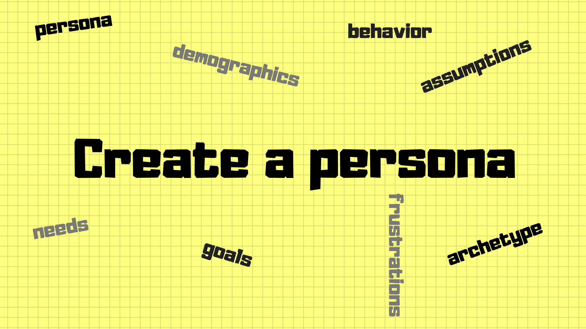 start with a persona