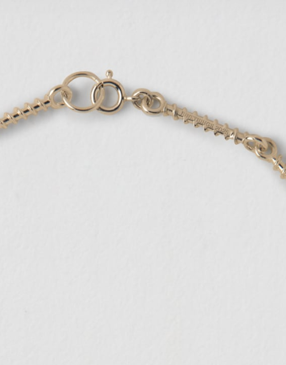 MAJESTIC SCREW NECKLACE IN GOLD