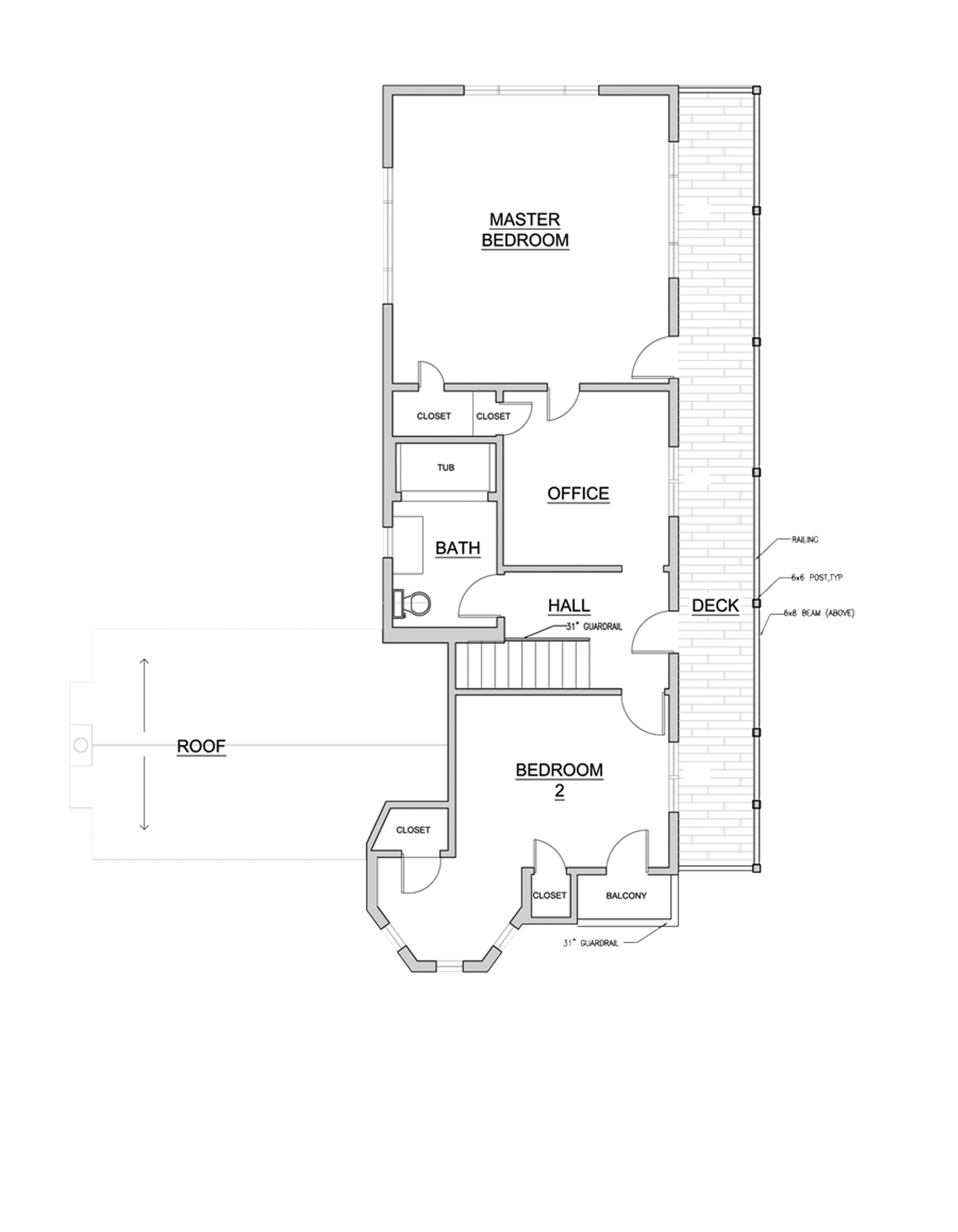 Floor Plan (before renovation) - Second Floor
