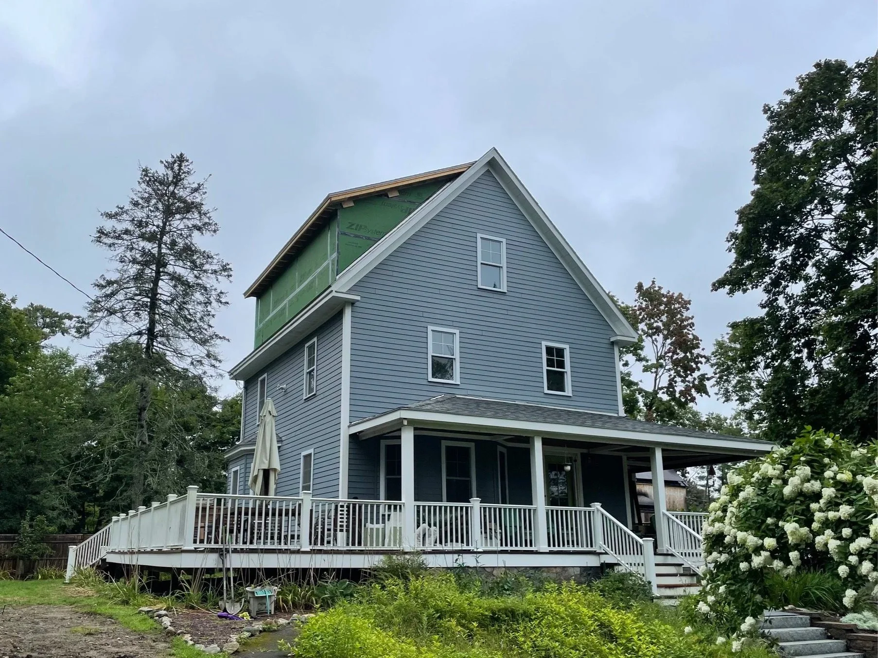 Construction Progress - New Shed Dormer Framing
