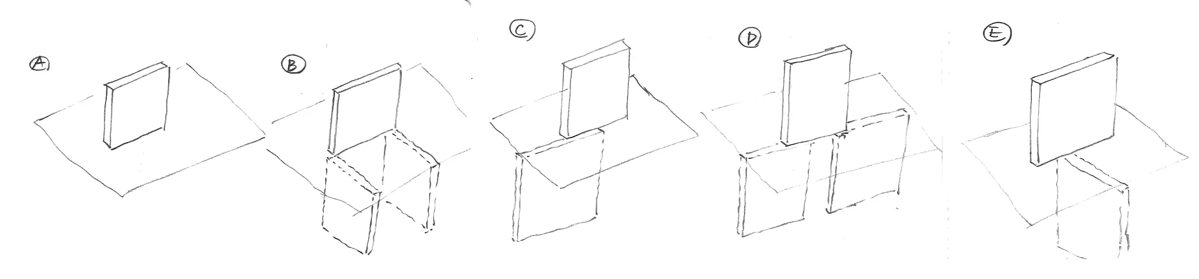  STUDY SKETCH OF STRUCTURE 
