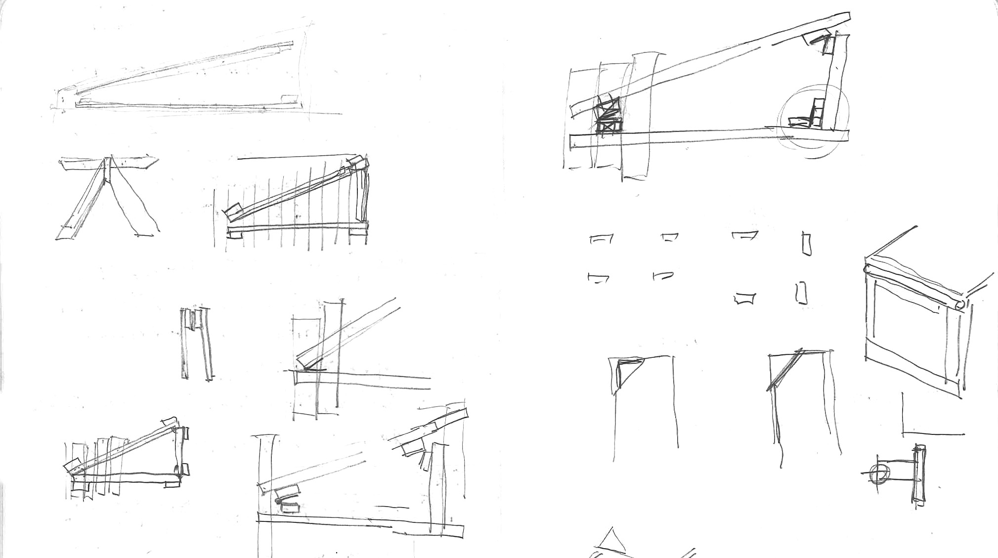  SKETCHES OF "XYLOPHONE" TABLE 