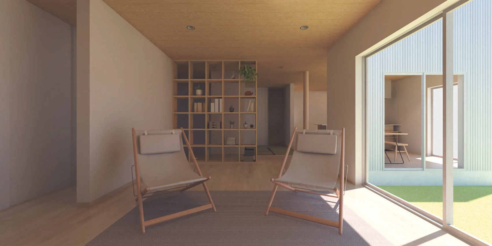  Interior : Living Room 