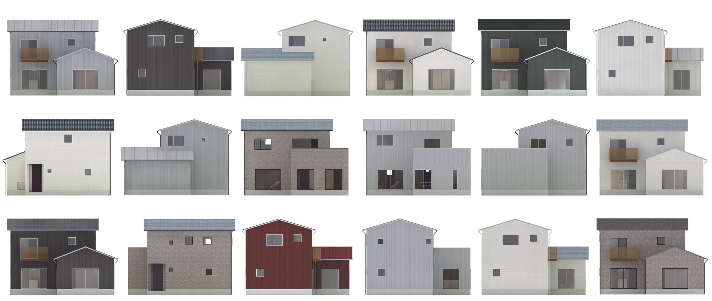  Variation of Materials and Colors 