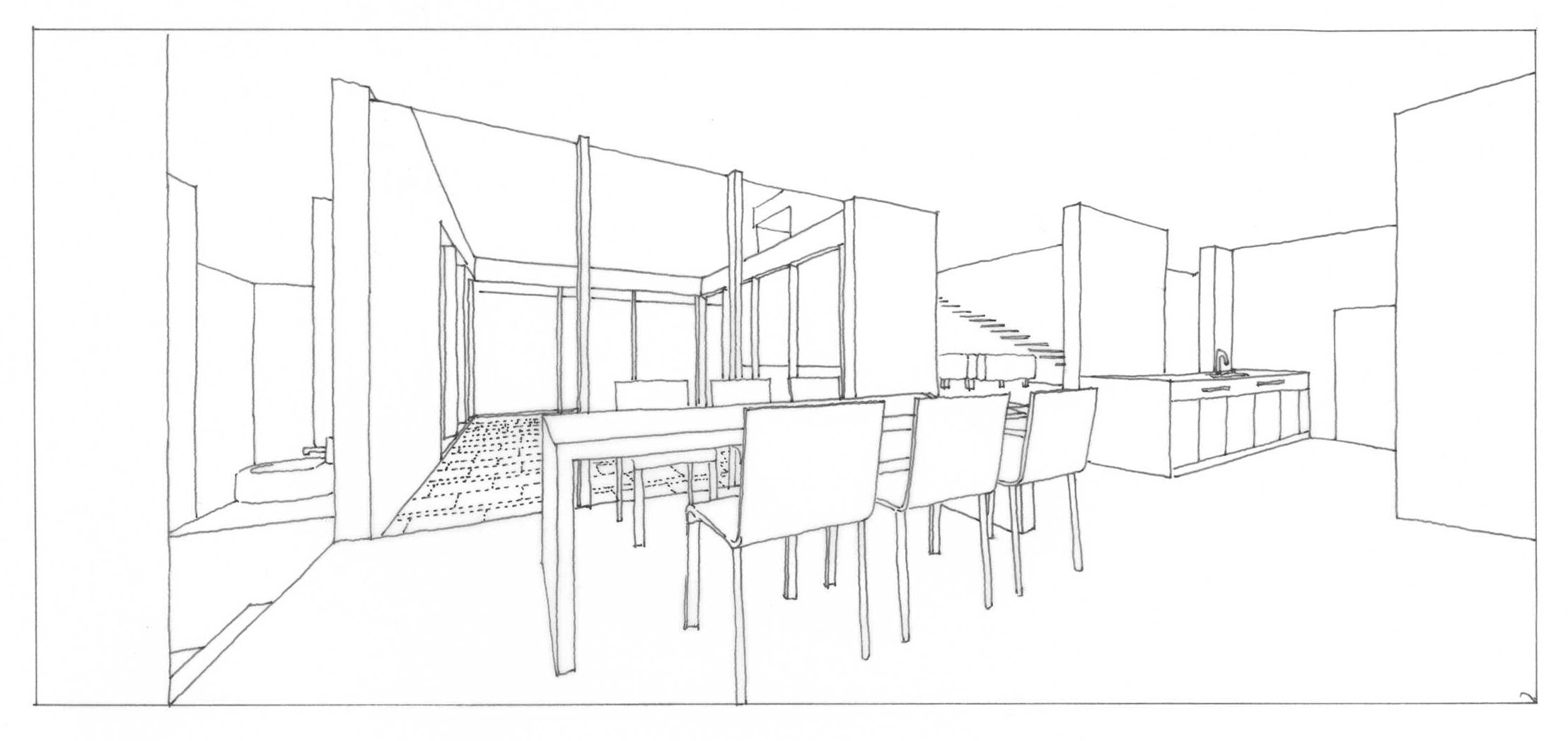  SKETCH: DINING ROOM 