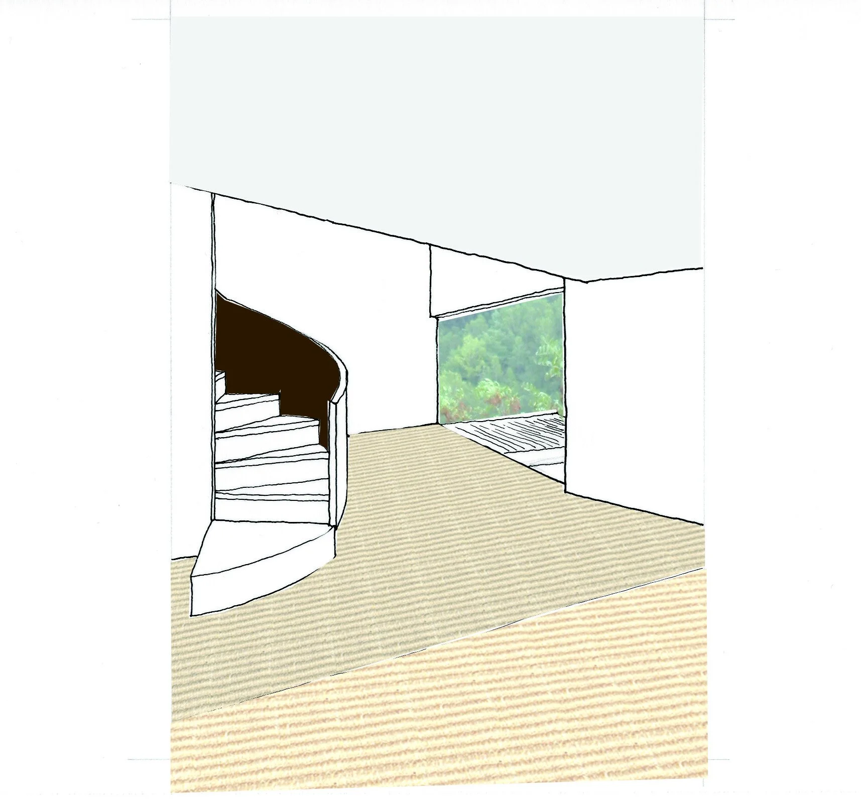  SKETCH: LIVING ROOM 
