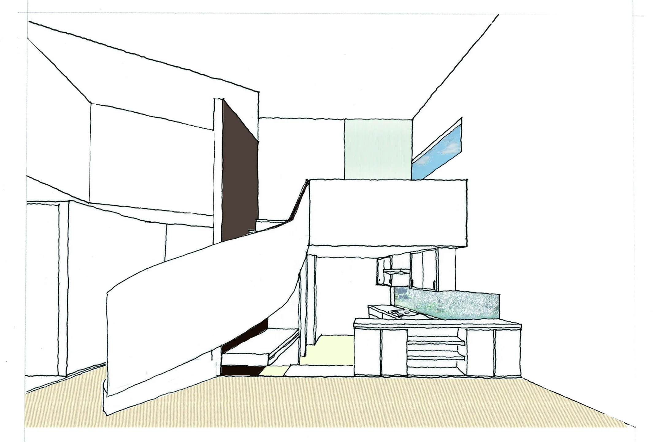  SKETCH: DINING ROOM 