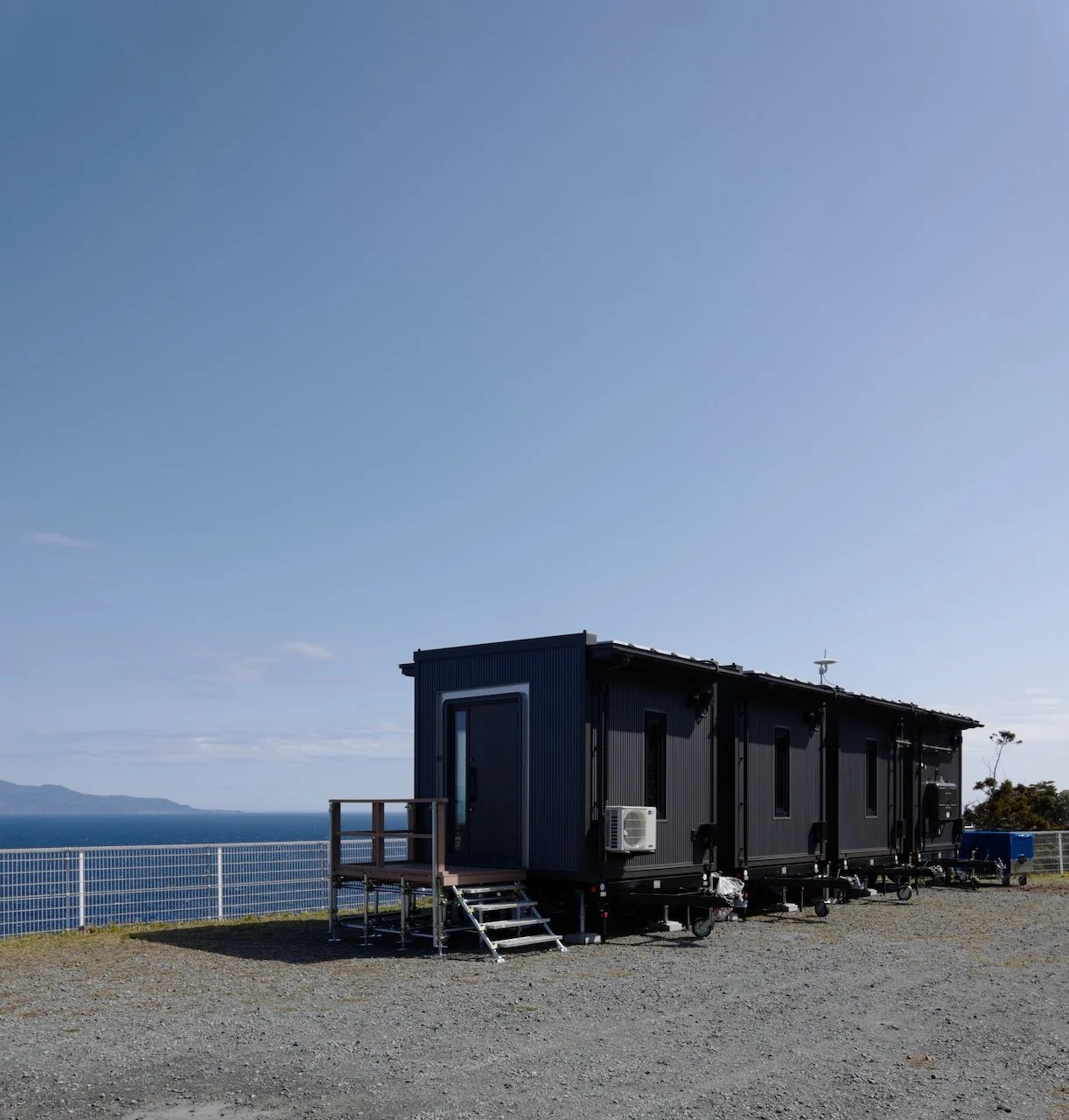  Galvanized steel sheet exterior Type, installed on Toshima Island   