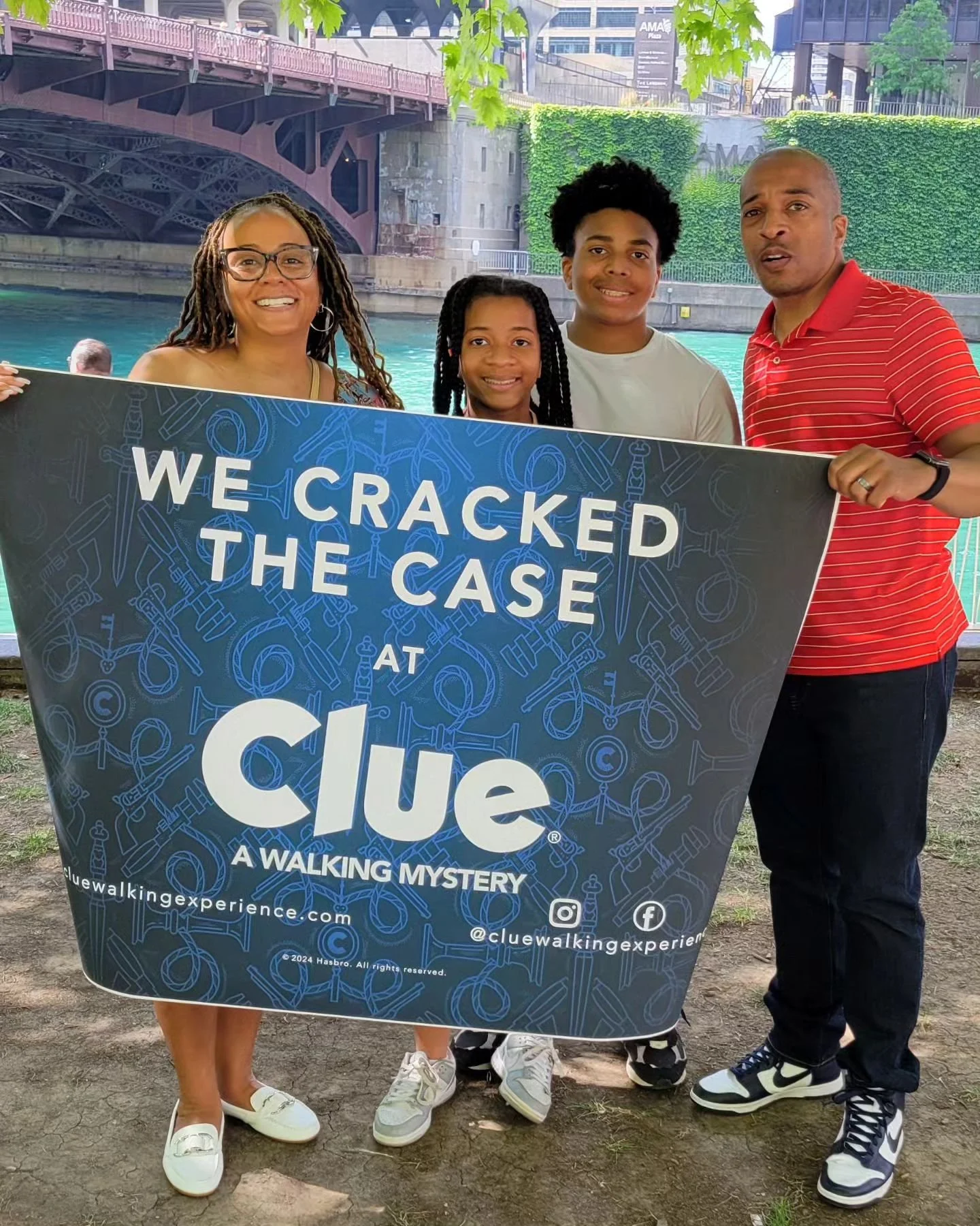 Today we celebrated my hubby who is truly a magnificent father! ❤️ His calmness balances out my fire which is such a blessing to our kids. 🤣😂 We did @cluewalkingmystery and I definitely recommend it! It was such a great time walking around downtown