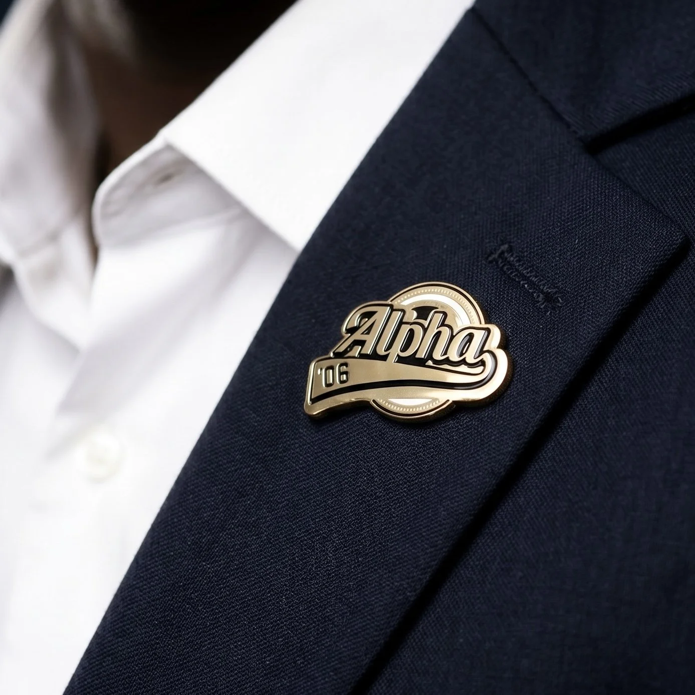 Alpha 06 Baseball Lapel Pin