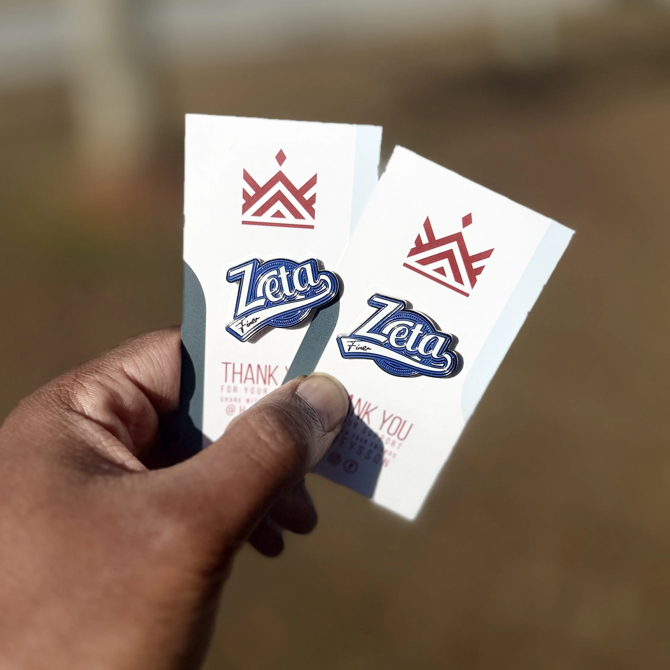 Zeta Finer Lapel Pin