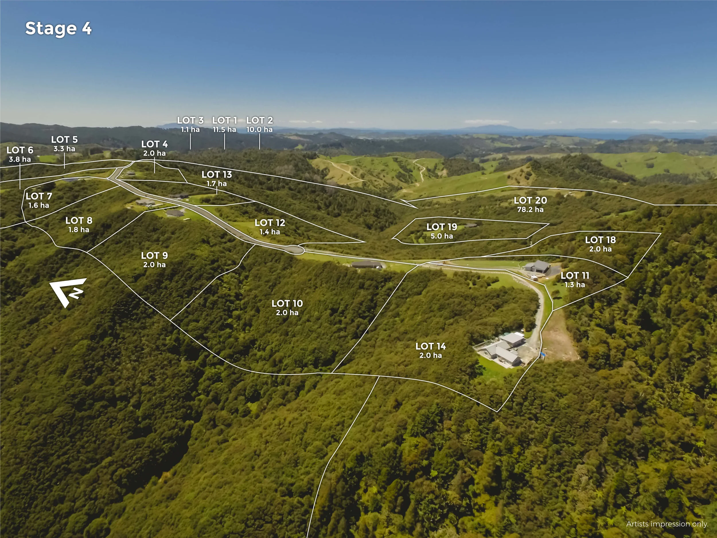 Puhoi, J Tolhopf Road, Site Map - Stage 4.jpg