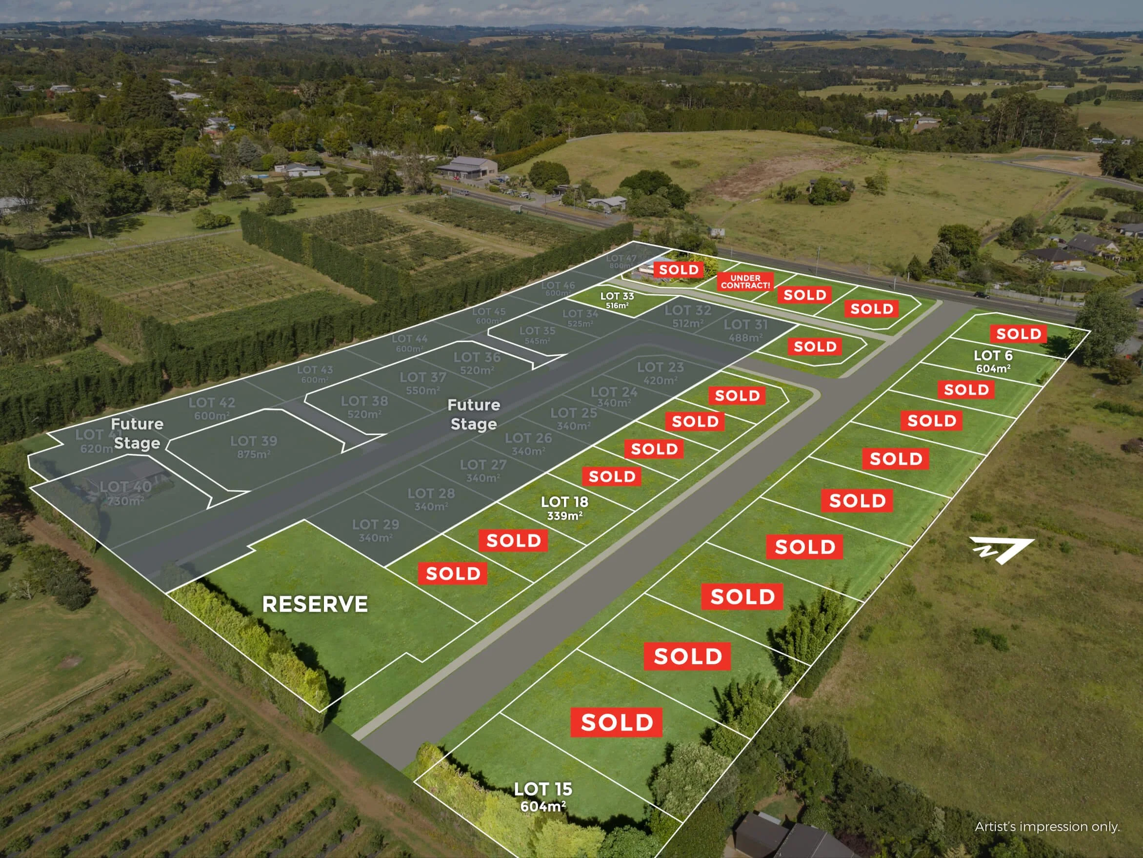 Kerikeri Road – Bare Blocks