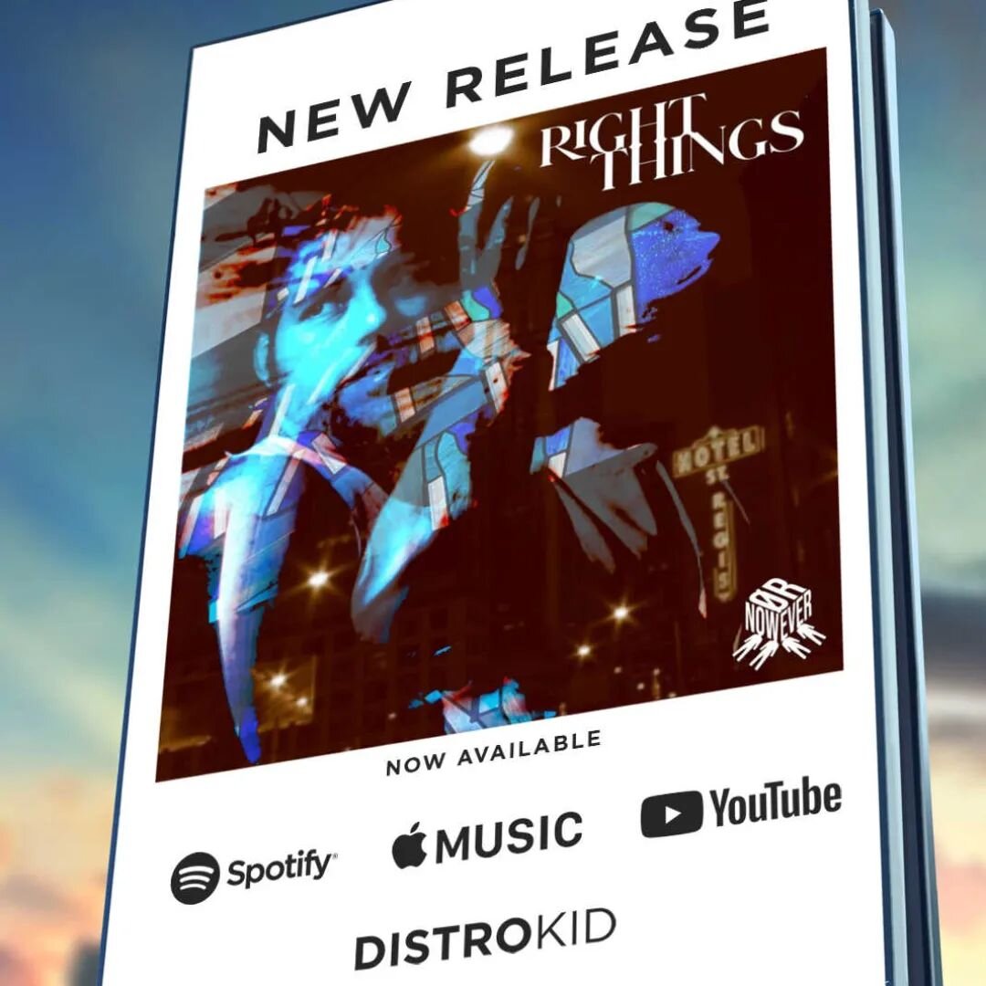 Next release by @noworeverband is on April 12th, pre-save it here or through the link in bio: https://distrokid.com/hyperfollow/noworever/right-things-2