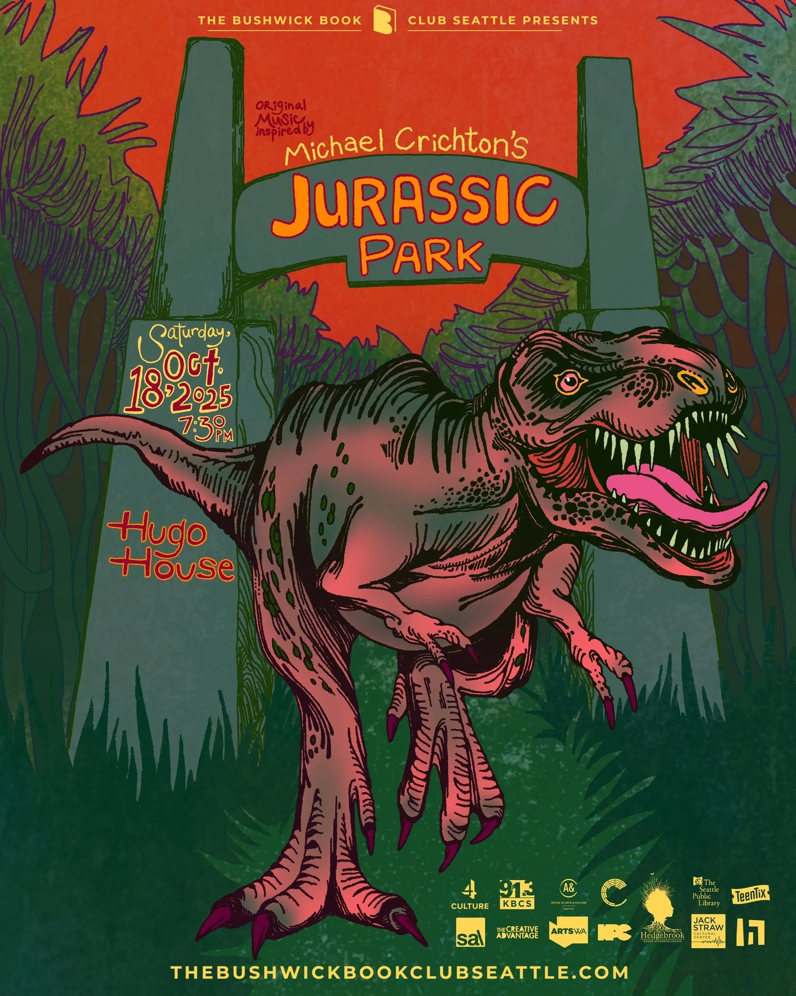 This is how I remind you...
that I'm not Nickelback — but I will be performing a brand new song live at @hugohouse for @bushwickbookclub’s series inspired by Jurassic Park. 🦖🎶
I tried to stream the movie for research but accidentally t