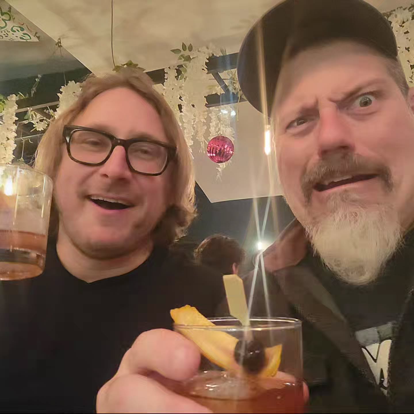 Having only half our brains &ldquo;living kick-ass lives&rdquo; after a studio session with @don.farwell at @earwigstudio. Andreas just laid down new parts and a solo on &ldquo;Hallelujah,&rdquo; which you can hear through the link in my bio. To cele