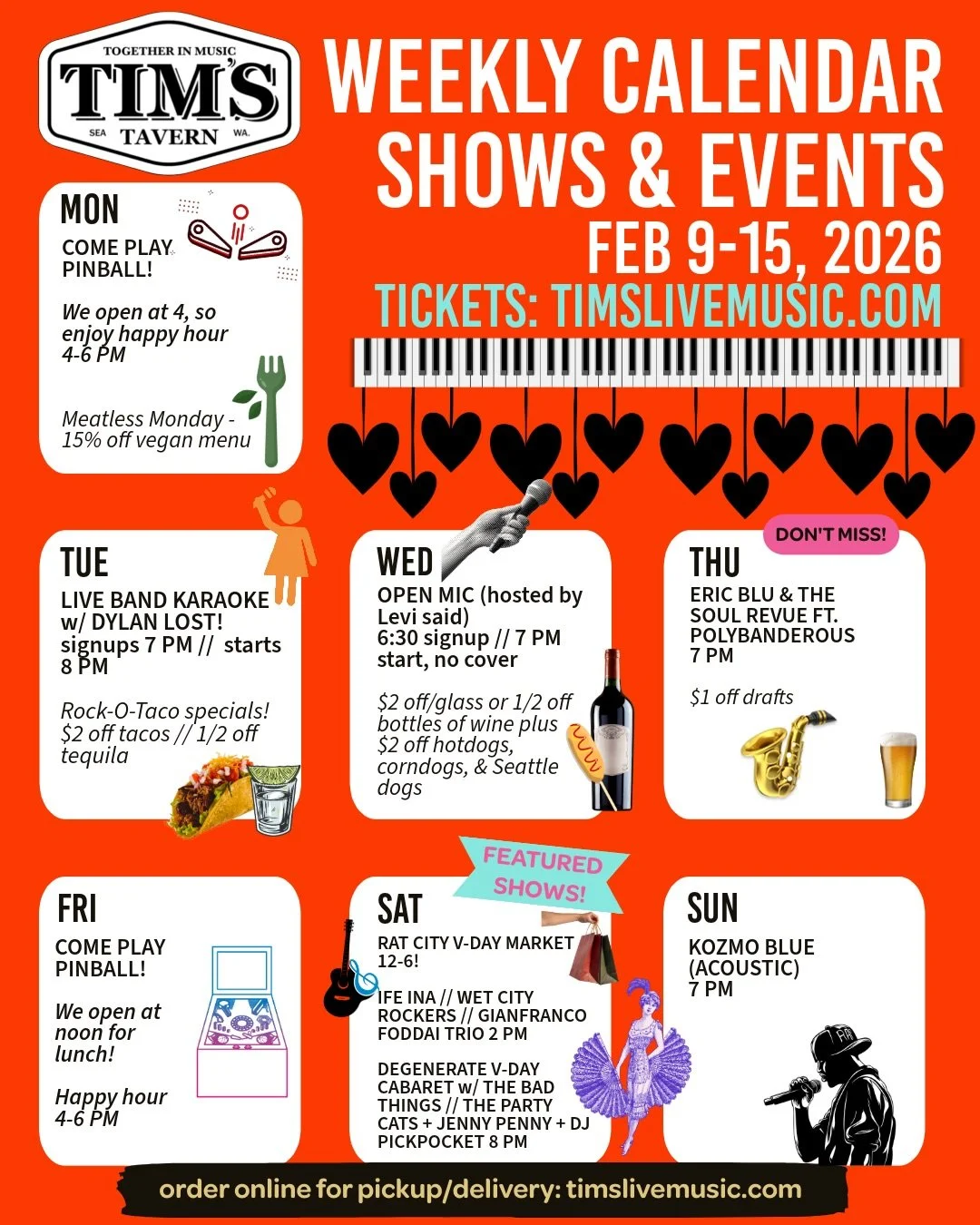 Thursday again?! Good. 😎

We&rsquo;re back at @timstavernseattle tonight bringing our particular brand of soul &mdash; horns, dance grooves, and cool energy all night.

Support local. Grab a drink. Move your body.

@polybanderous will open for us, s