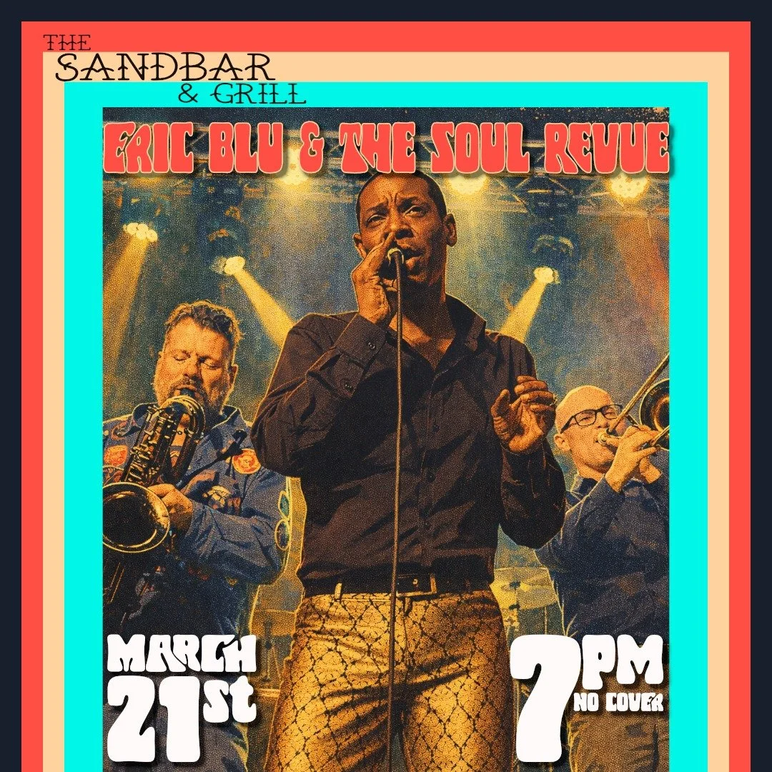 Tonight! We're on at 8pm at @the_sandbarandgrill in Tacoma. @polybanderous kicks things off at 7 so get there early and catch the whole night.

#ericbluandthesoulrevue #livemusic #tacoma #tacomamusic #soullive #livejazz #pnwmusic #pacificnorthwest #t