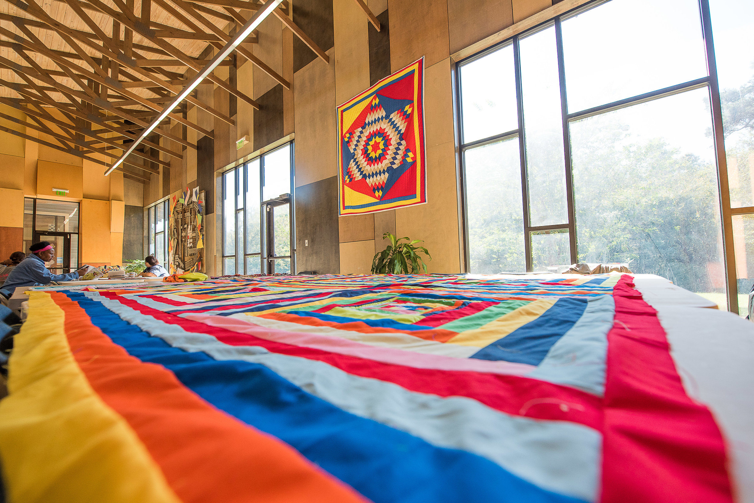 The beauty of quilts and small town economic initiative!