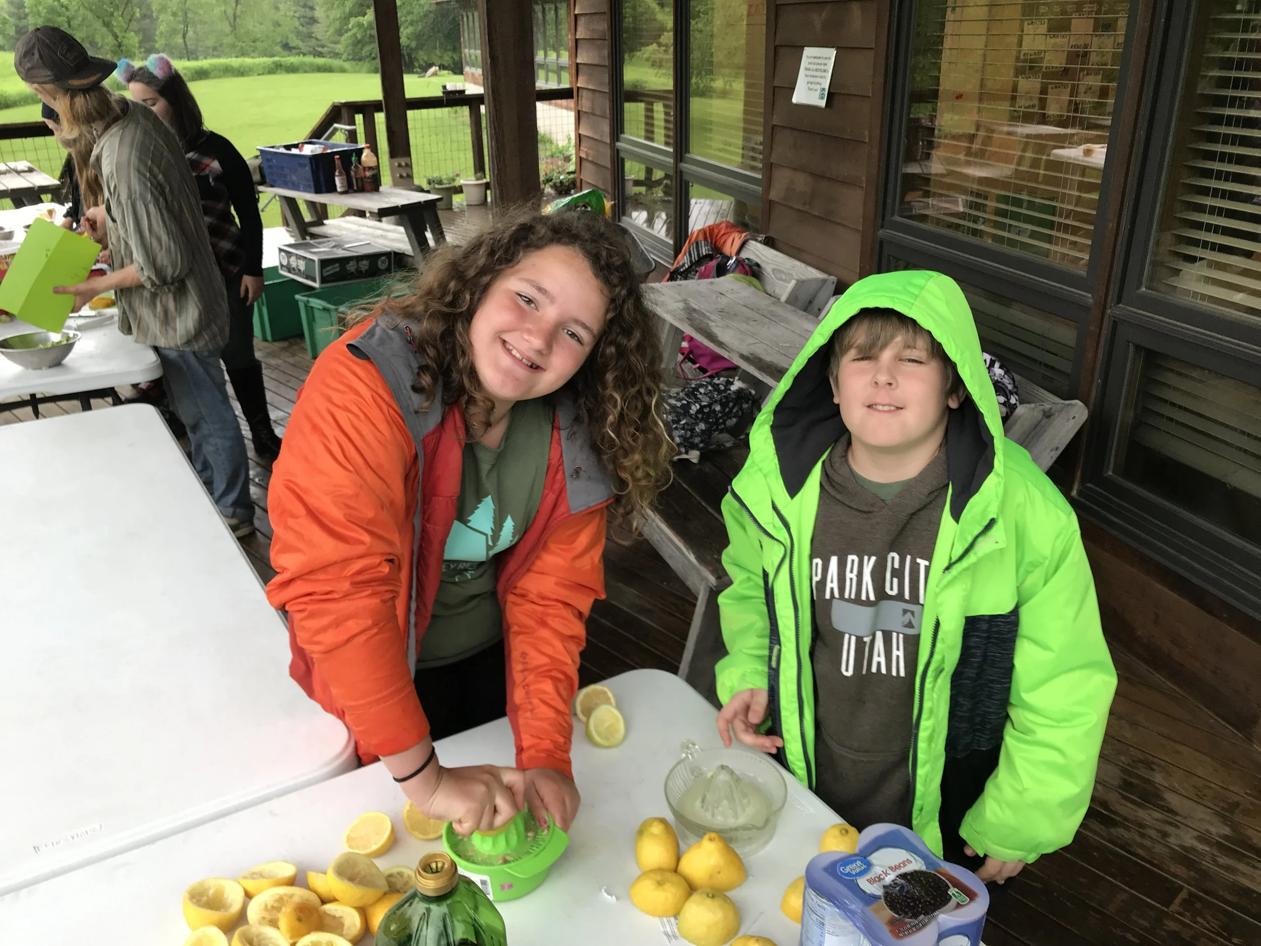 Making Fresh Squeezed Lemonade!