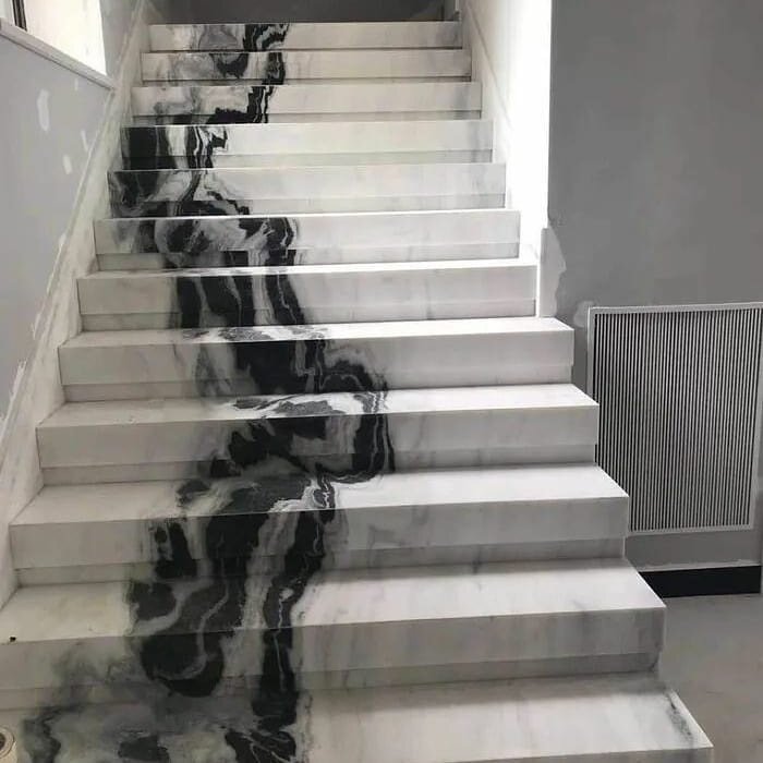 Love, love this marble arrangement on these stairs! What a statement!
*
*
*
*
#marble #marblestairs #stairdesign #stairart #stairsdesign #marbledesign #blackwhite #denverinteriordesign #denverinteriordesigner #denverlifestyle #denverhomedesign #color