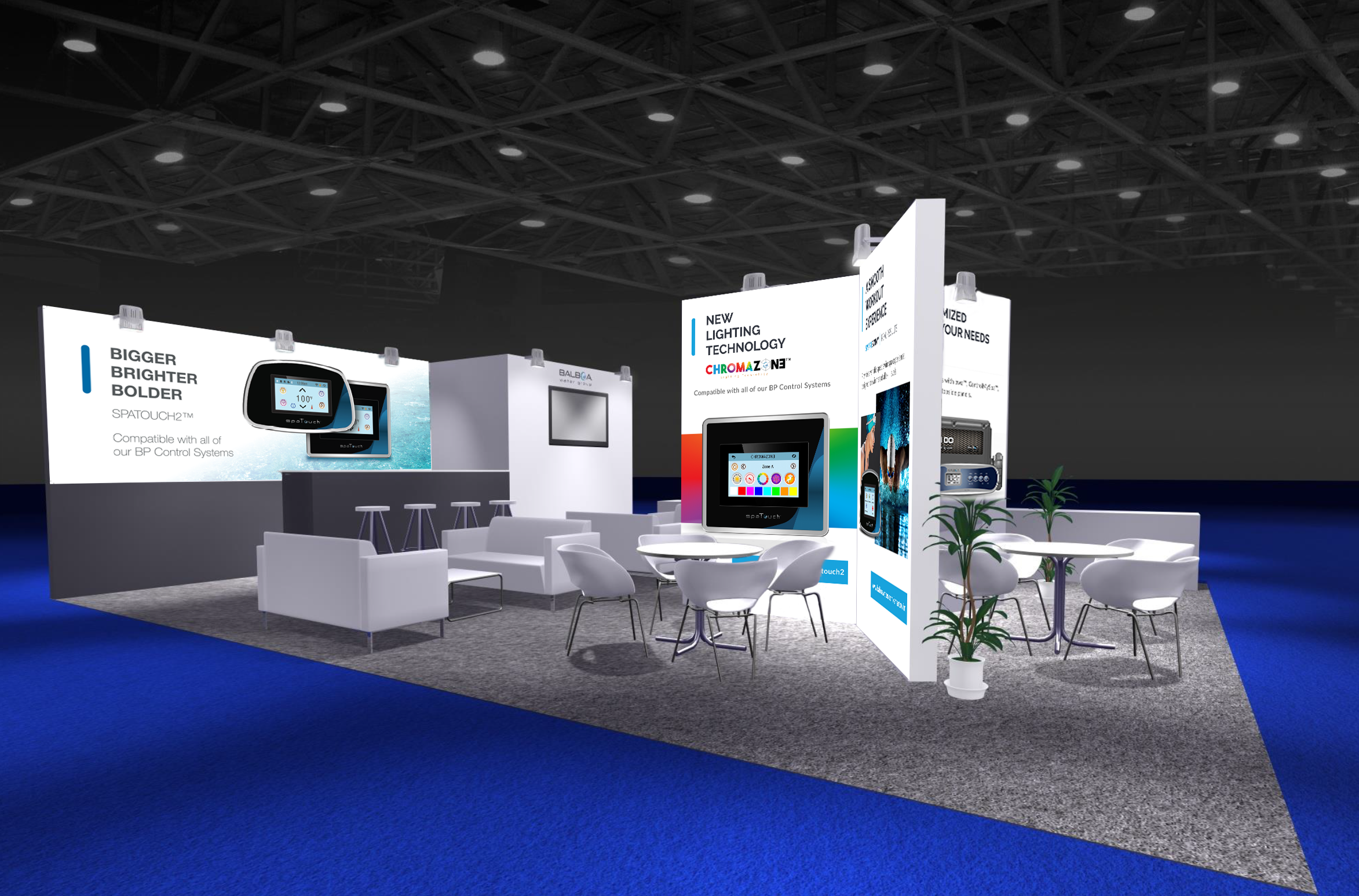 Booth Design and Graphics for Piscine Global Europe in Lyon, France