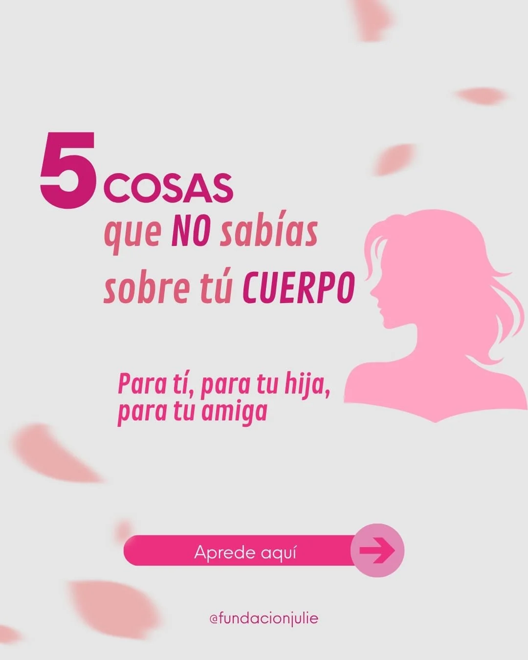 💕 Amiga, &iquest;qu&eacute; tanto conoces tu cuerpo? 👀✨

Hay cosas que todas deber&iacute;amos saber, y hoy te compartimos 5 datos que quiz&aacute;s no conoc&iacute;as. 🩷 Porque aprender sobre nosotras mismas tambi&eacute;n es una forma de cuidarn