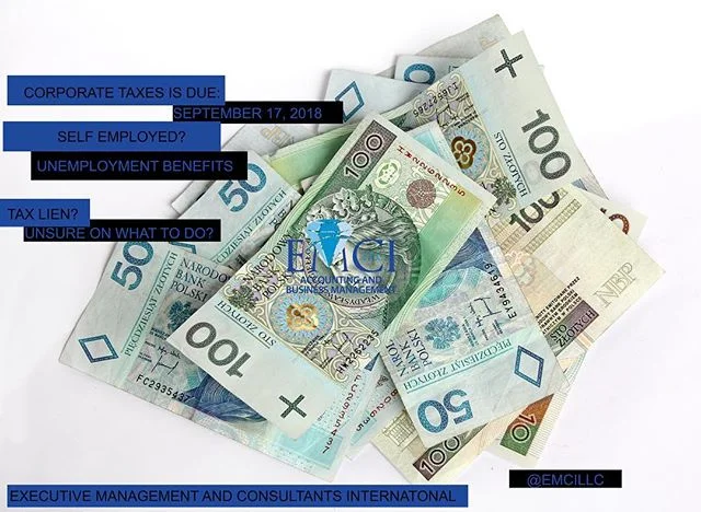 2018 Corporate Taxes are due! September 17, 2018.|www.emcillc.com|#EMCI#MiamiCpa