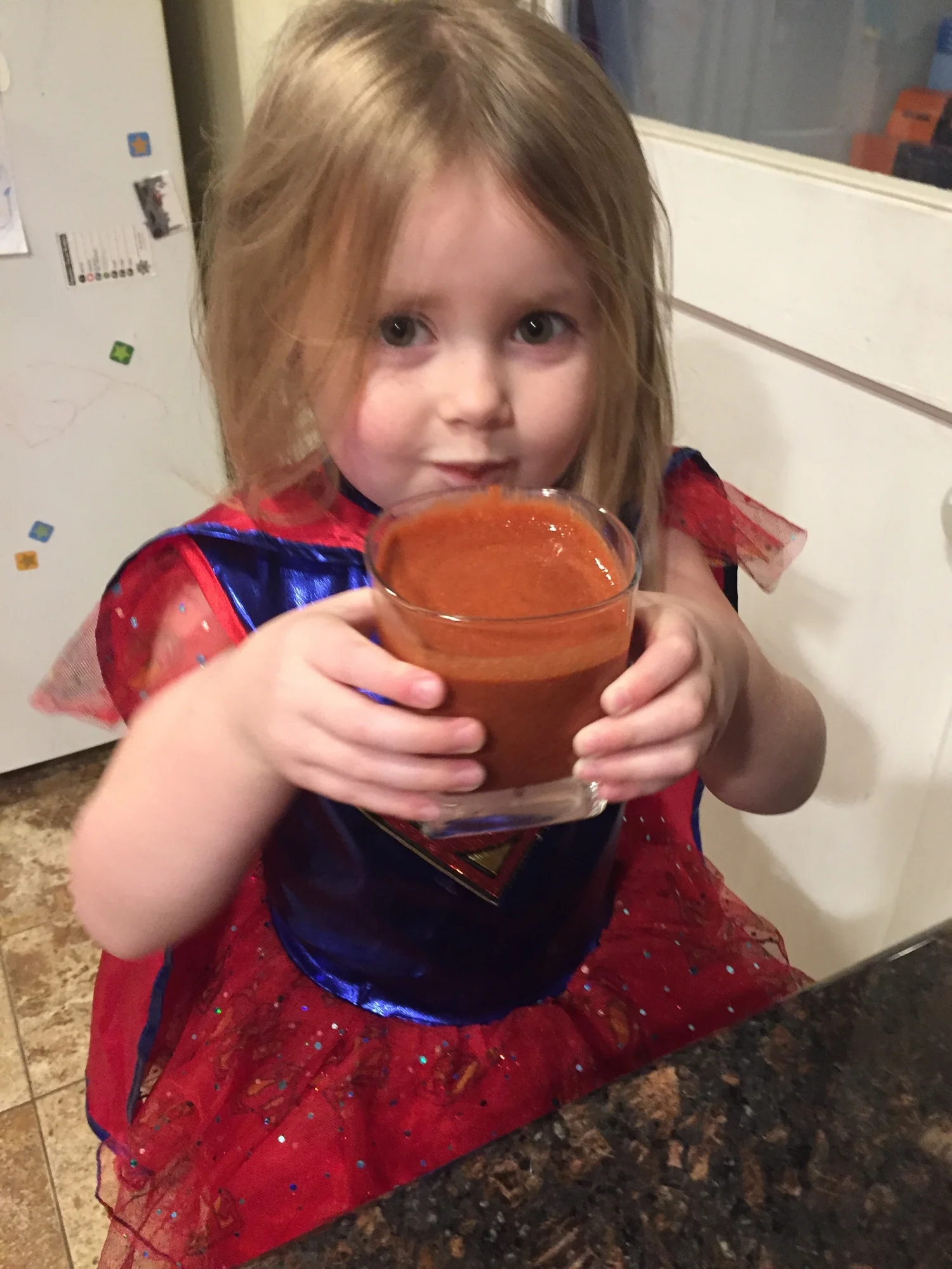 Supergirl Approved, aka Lucia- age 4.