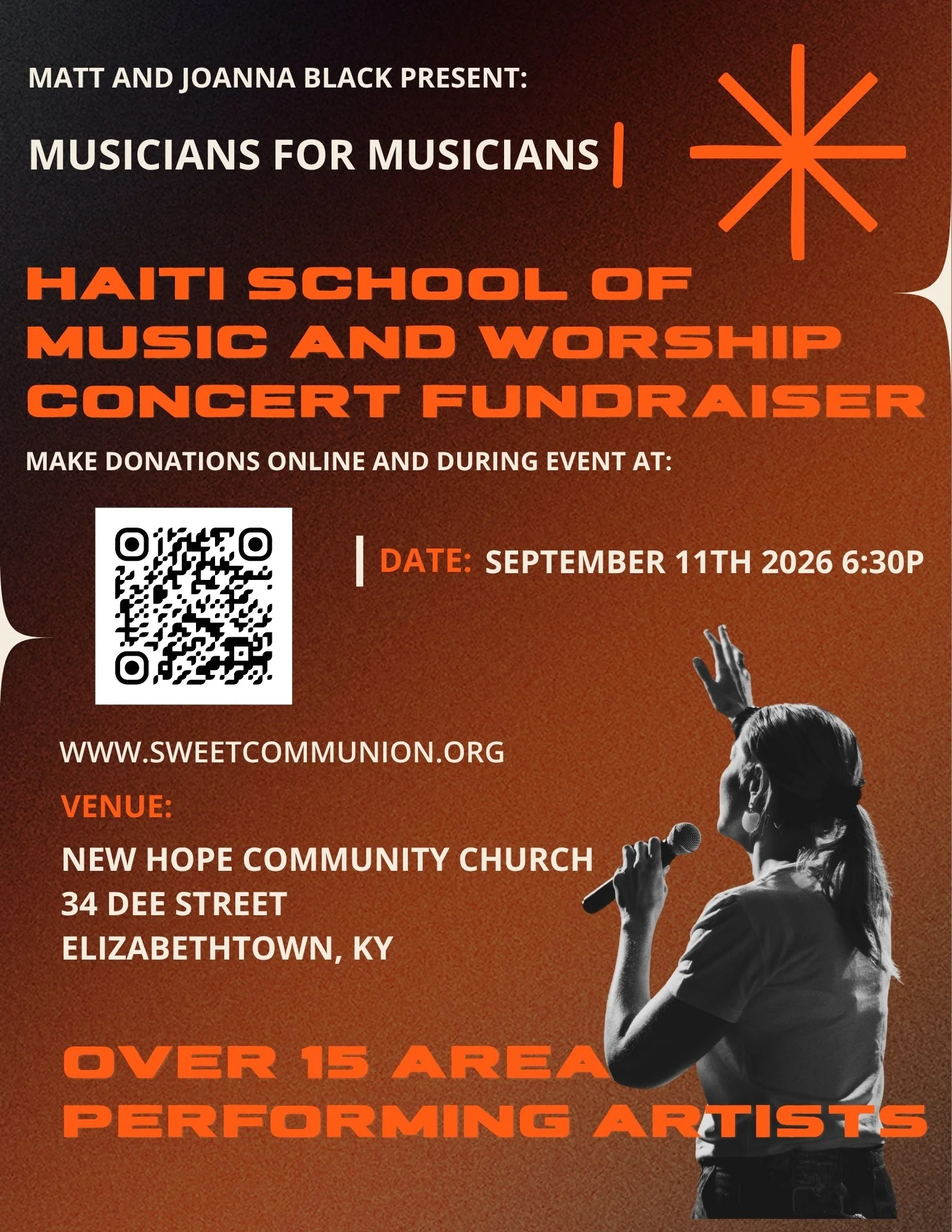Printable Concert Flyer-For Download!