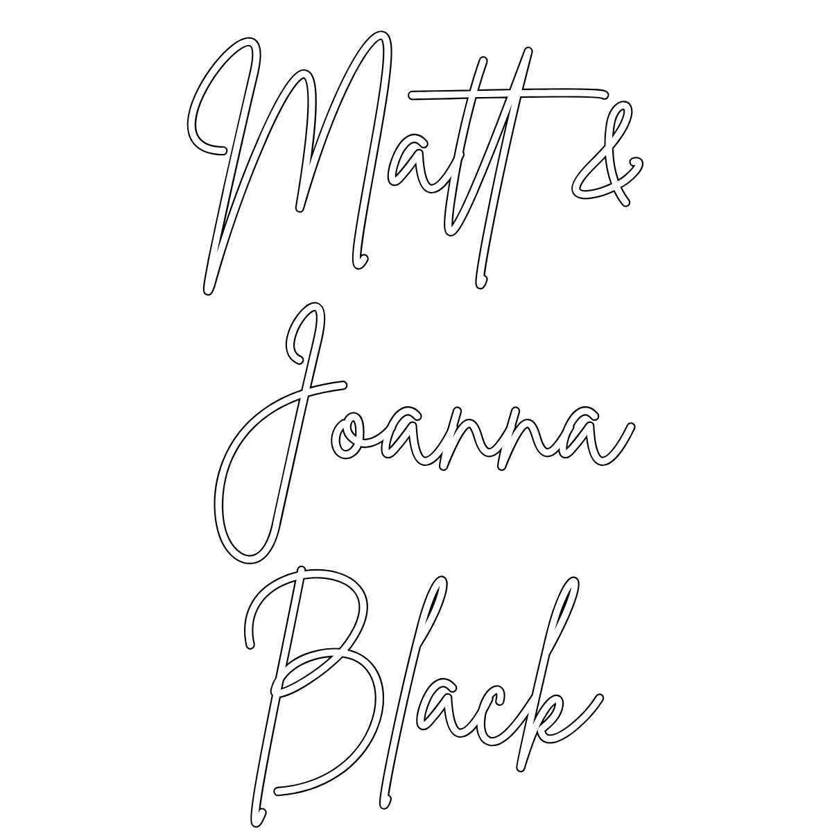 Matt and Joanna Black