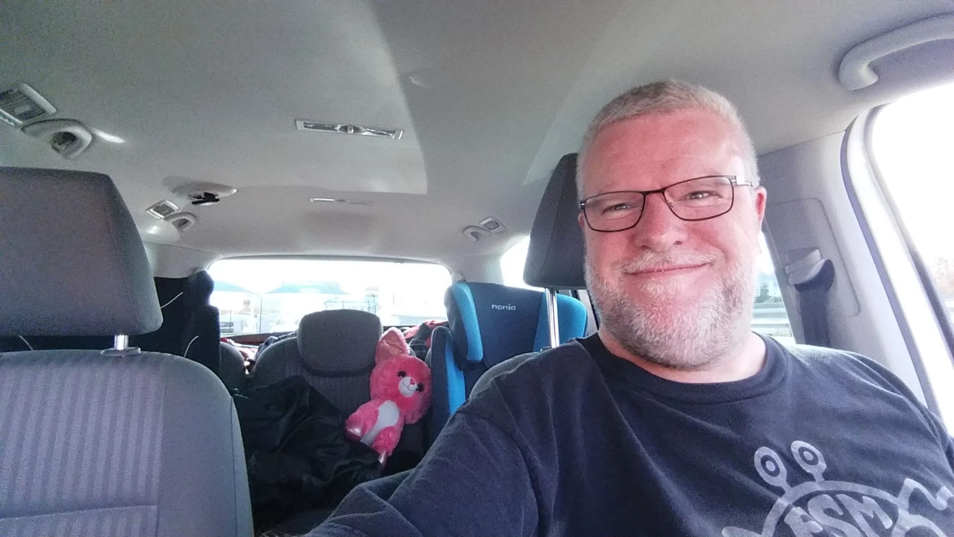 Just me and Dingo on the road to San Sebastian. Oops, we forgot the family