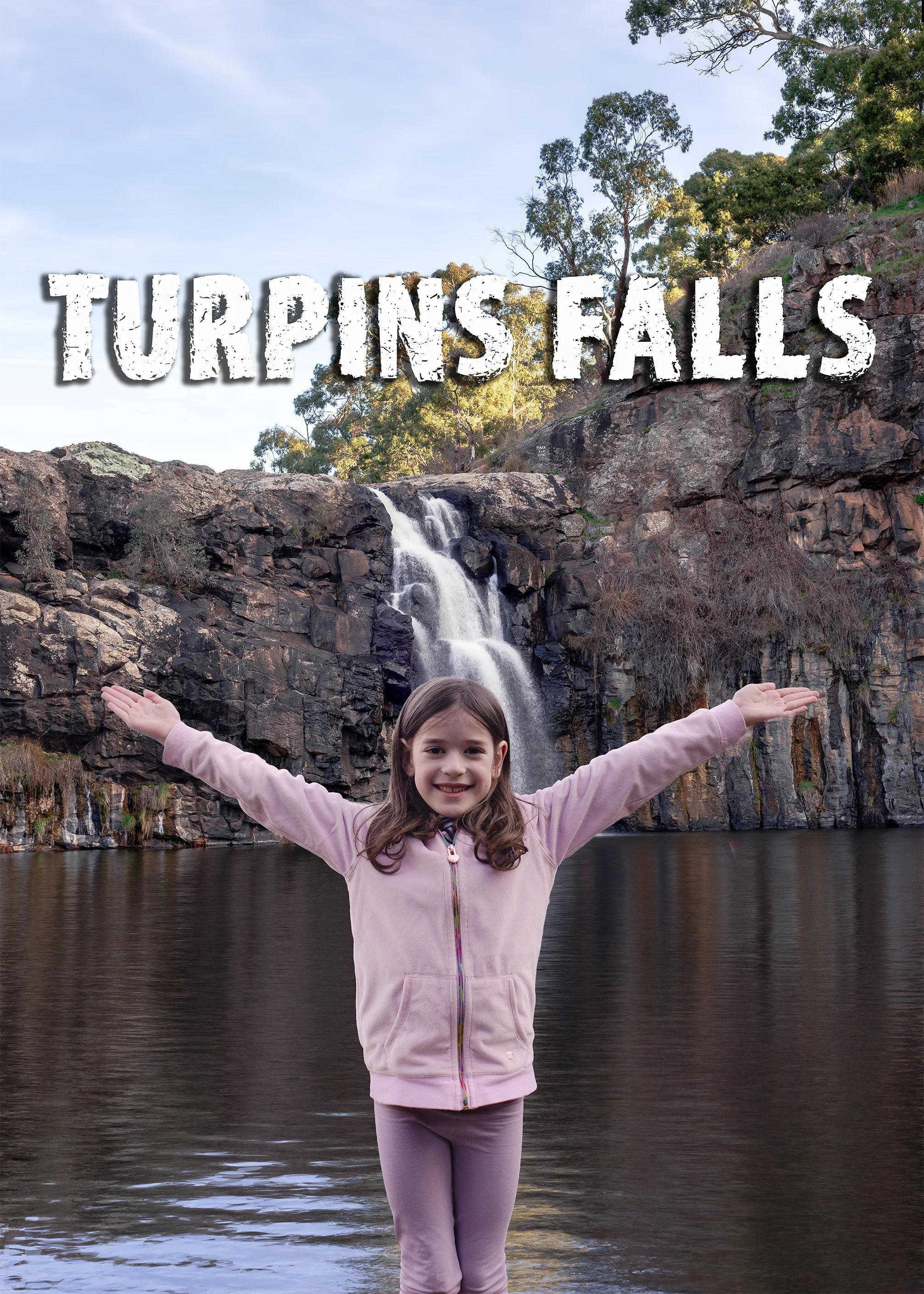Turpins Falls, Victoria, Australia - A family day trip from Melbourne with the dog