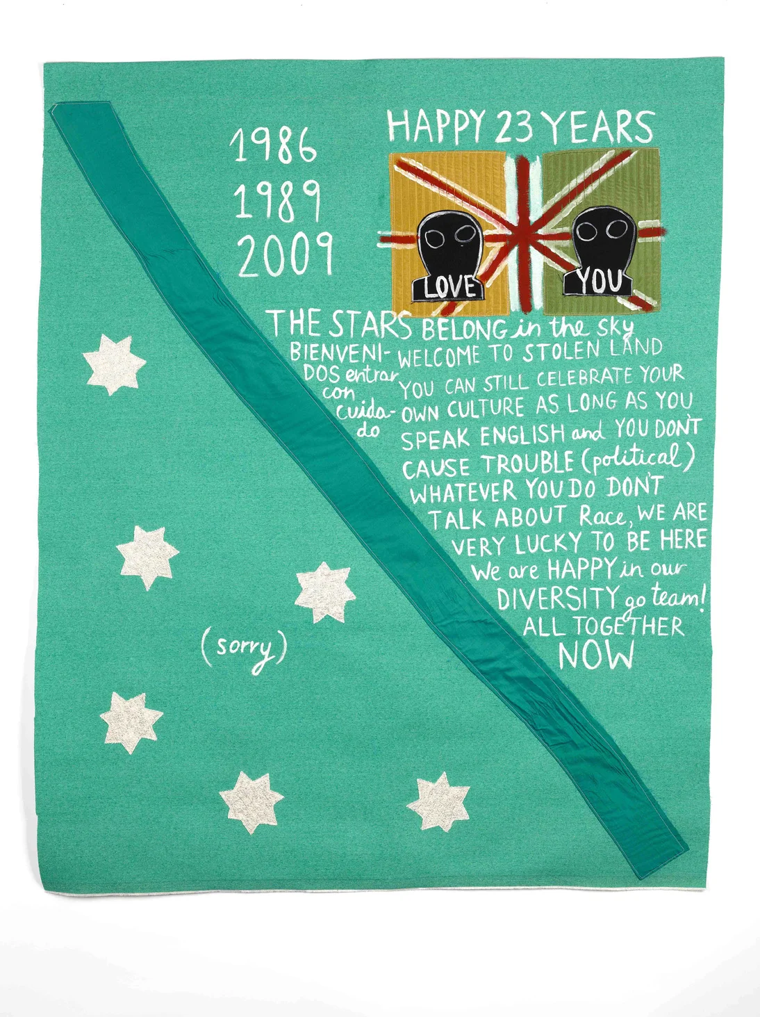 Flag Space    Paula do Prado   Flag-work Re-Work 2018  Photo: Courtesy of the artist