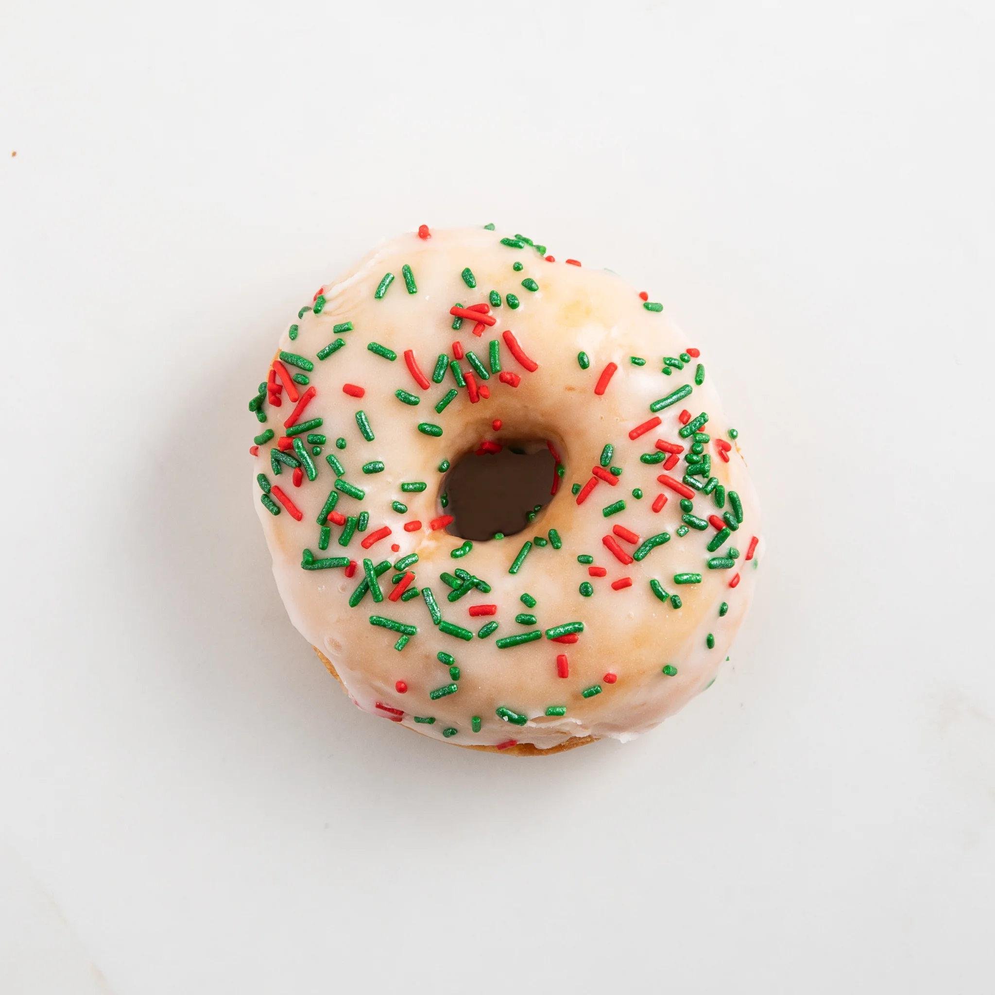 Christmas Sprinkle Donut || Primo's Donuts Los Angeles