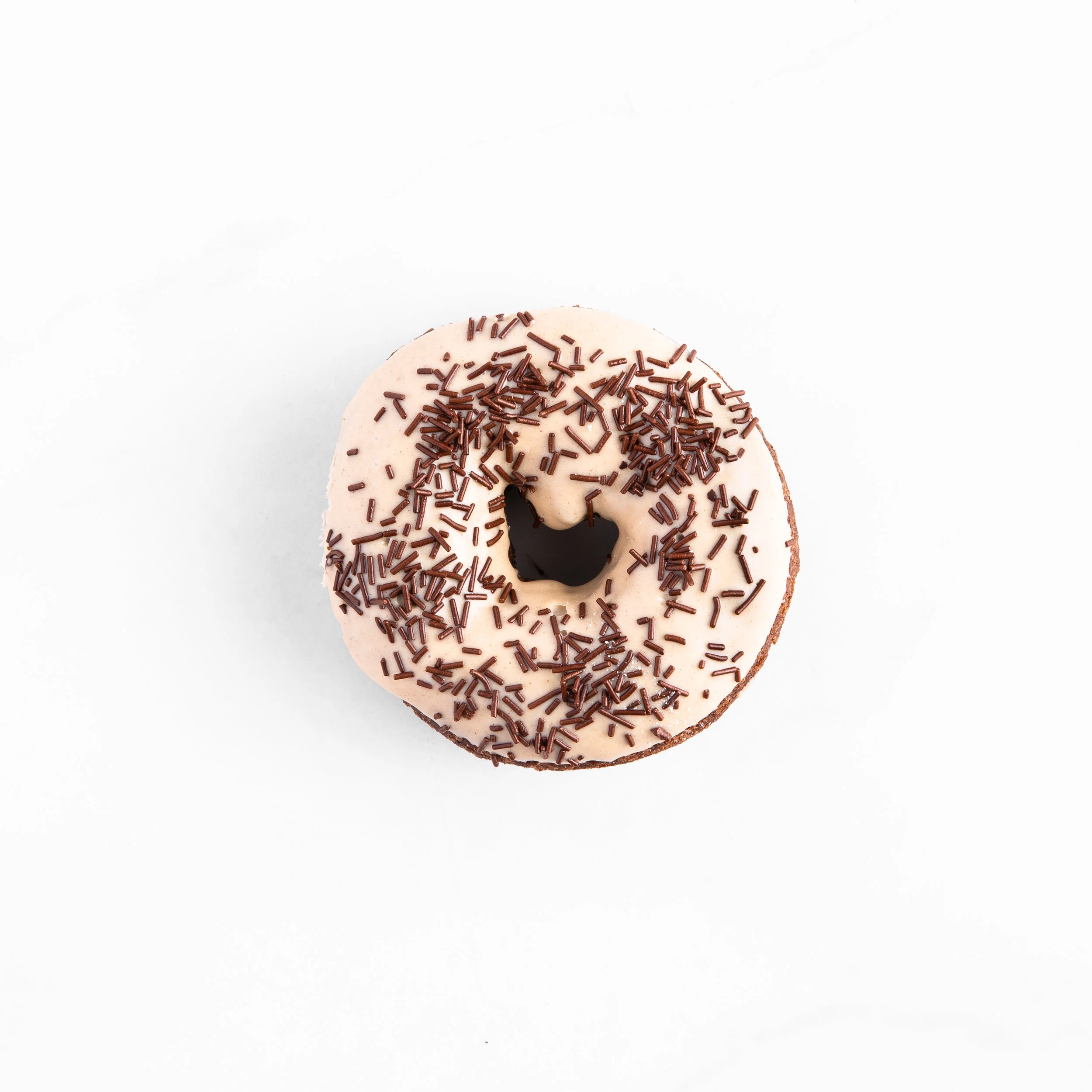 Devil's Food Cake with Hazelnut Ganache and Sprinkles