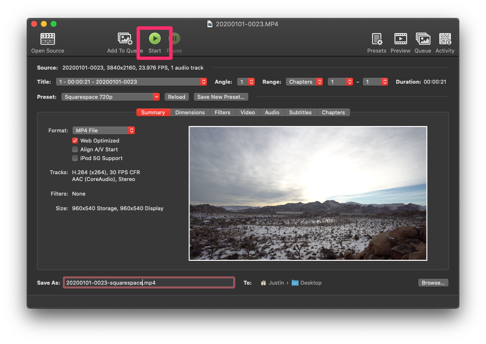 How to embed borderless, autoplaying, looping videos on Squarespace