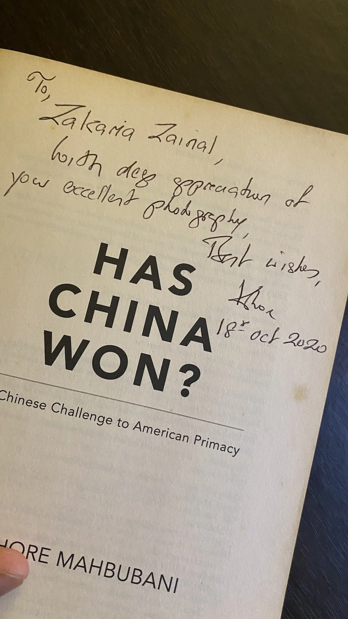 Portrait of Kishore Mahbubani — Living the Asian Century: An Undiplomatic Memoir
