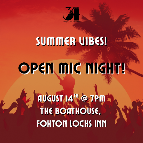 Summer Vibes Open Mic Night