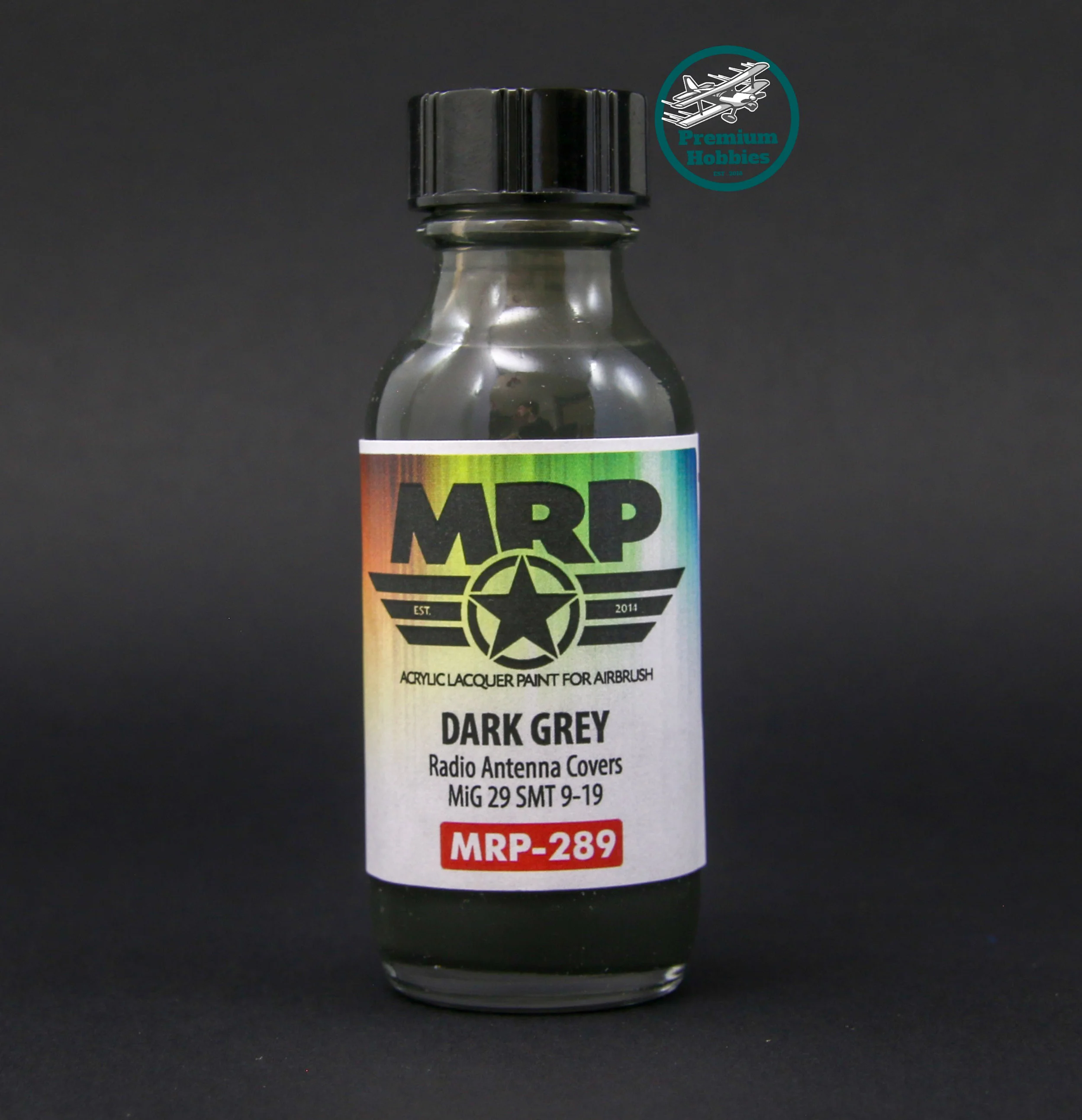 MRP-289 Dark Grey – Radio Antenna Covers (MiG-29 SMT 9-19)