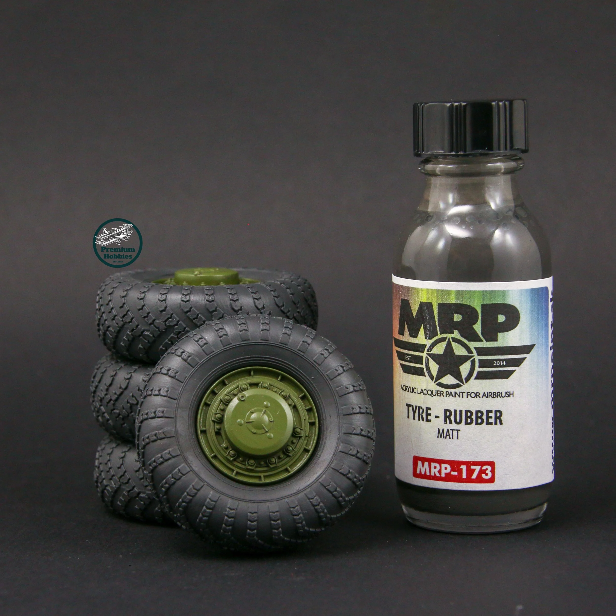 MRP-173 Tyre - Rubber (Matt)