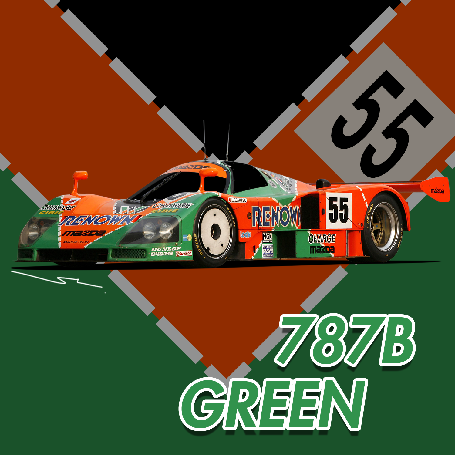 Splash Paints, Mazda Livery Green SP-019
