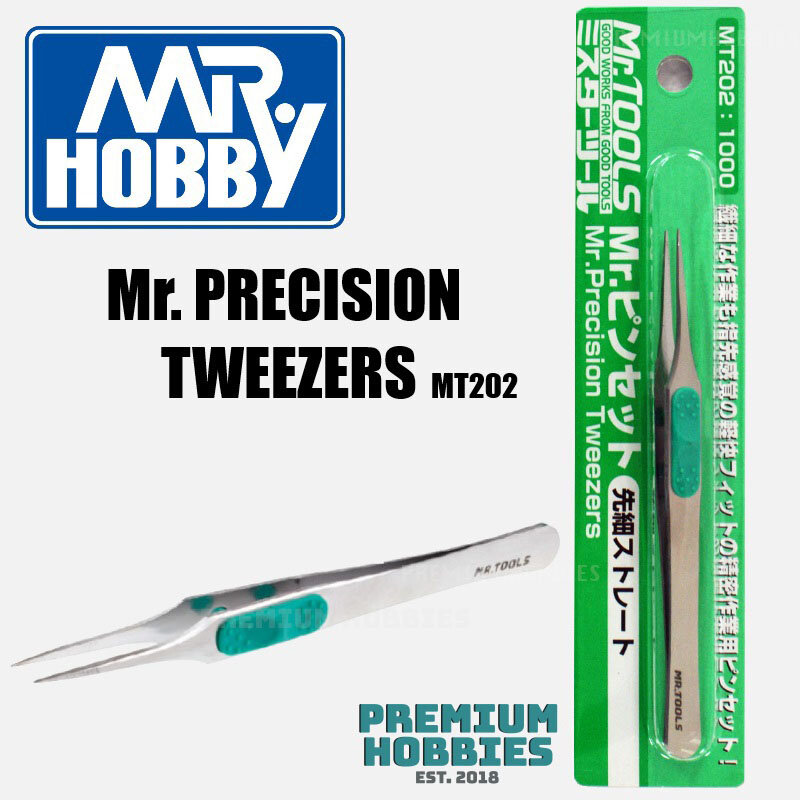 Mr Hobby, Mr Precision Tweezers (MT202) — Premium Hobbies