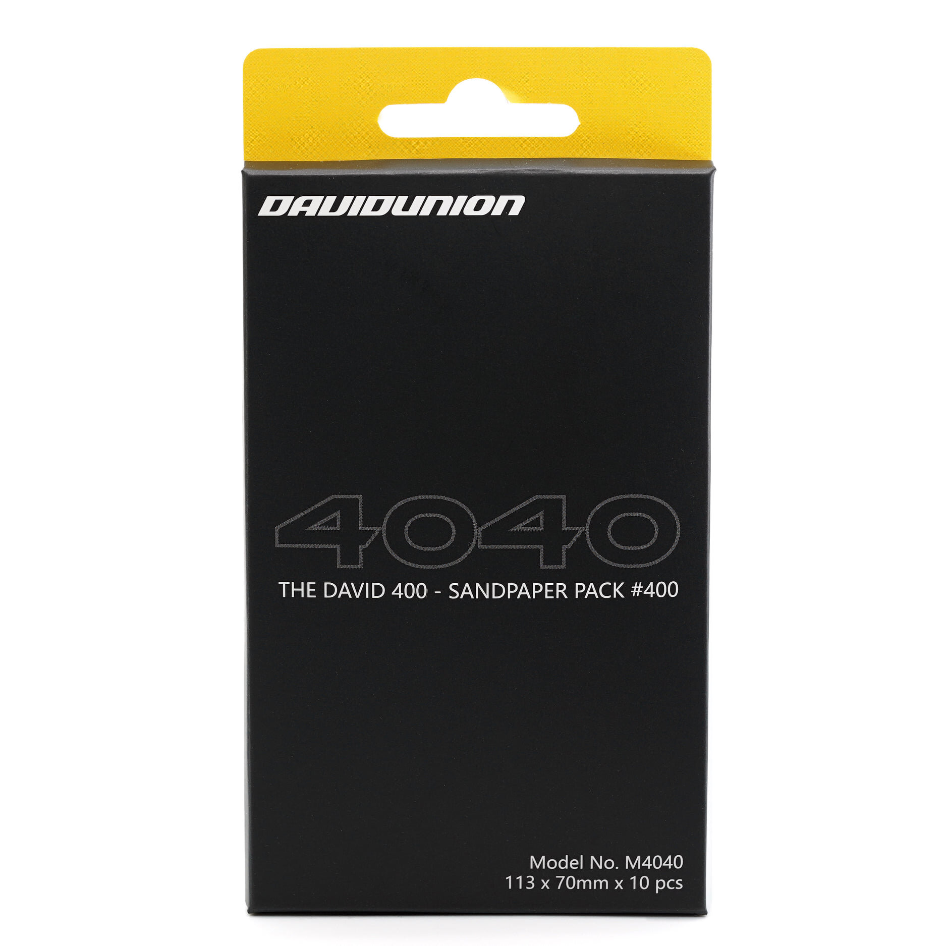 M4040:  David Union: Sandpaper Pack #400-10 pcs 